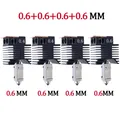 Hotend für Snapmaker U1 mit Plug-and-Play-Keramikblock – Farbe 4pcs-0.6mm