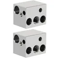 Hotend Kit 24V 50W mit Thermistor für Elegoo Neptune 4 – Farbe 2pcs Heatblock