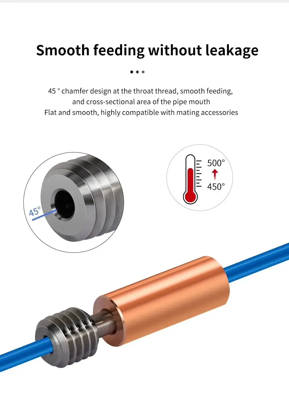 Hotend Kit 24V 50W mit Thermistor für Elegoo Neptune 4