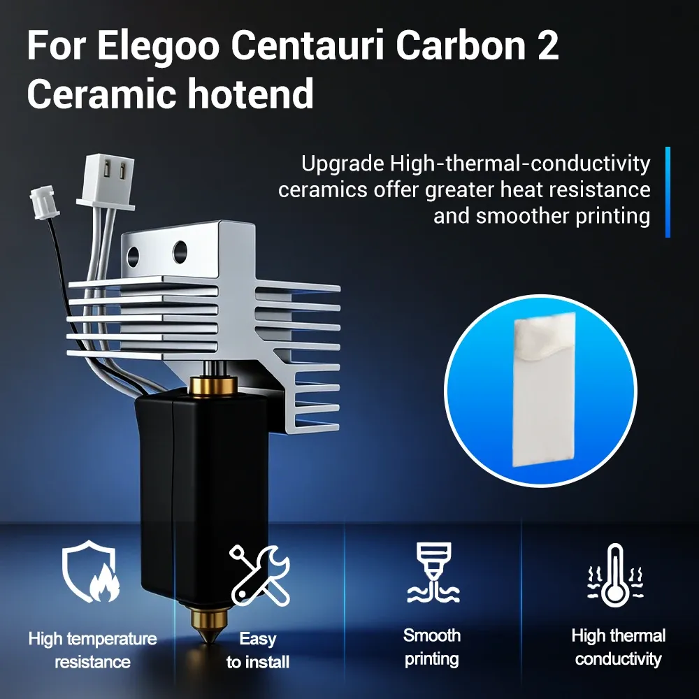 Hotend-Kit CC2 für Elegoo Centauri mit montiertem Extruder