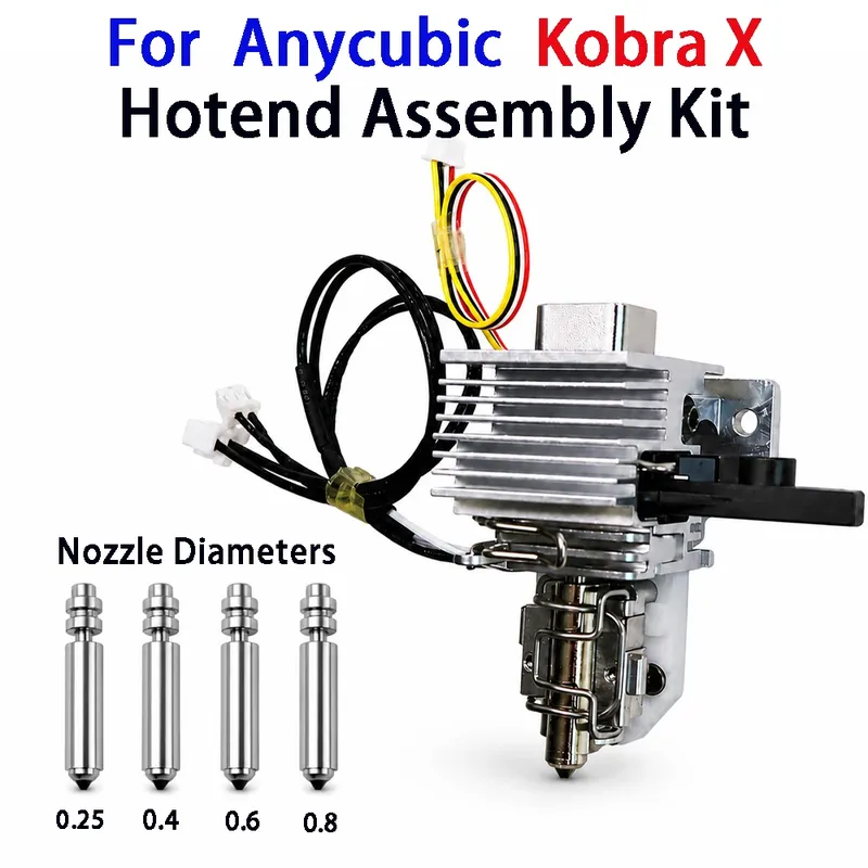 Hotend-Kit Dehnungsmesssensor für Anycubic Kobra X mit Düse