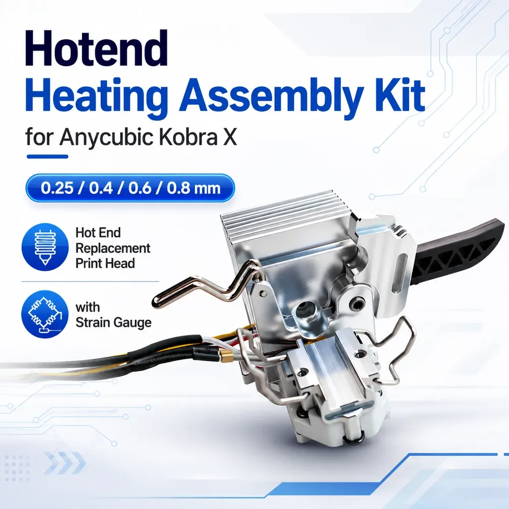 Hotend-Kit Dehnungsmesssensor für Anycubic Kobra X mit Düse