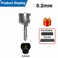 Hotend-Kit Edelstahl für Bambu Lab A1/A1 Mini integriertes Design – Farbe 0.2mm Gift