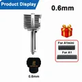 Hotend-Kit Edelstahl für Bambu Lab A1/A1 Mini integriertes Design – Farbe 0.6mm Gift