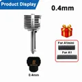Hotend-Kit Edelstahl für Bambu Lab A1/A1 Mini integriertes Design – Farbe 0.4mm Gift