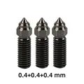 Hotend Kit Extruder für Ender 3 V3 KE 260°C – Farbe 3PC 0.4 Hard nozzle