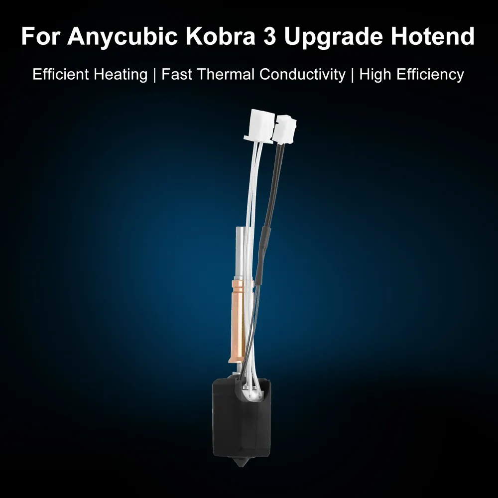Hotend-Kit für Anycubic Kobra 3 mit Düsen aus gehärtetem Stahl 0,2 bis 0,8 mm