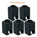 Hotend-Kit für Anycubic Kobra 3 mit Düsen aus gehärtetem Stahl 0,2 bis 0,8 mm – Farbe 5pcs silicone cover