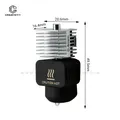 Hotend-Kit für Bambu Lab A1/A1 Mini mit gehärteter Düse 0,2 bis 0,8 mm – 6