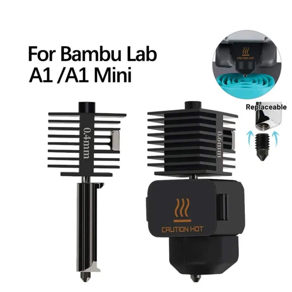 Hotend-Kit für Bambu Lab A1 Mini mit gehärteter Düse