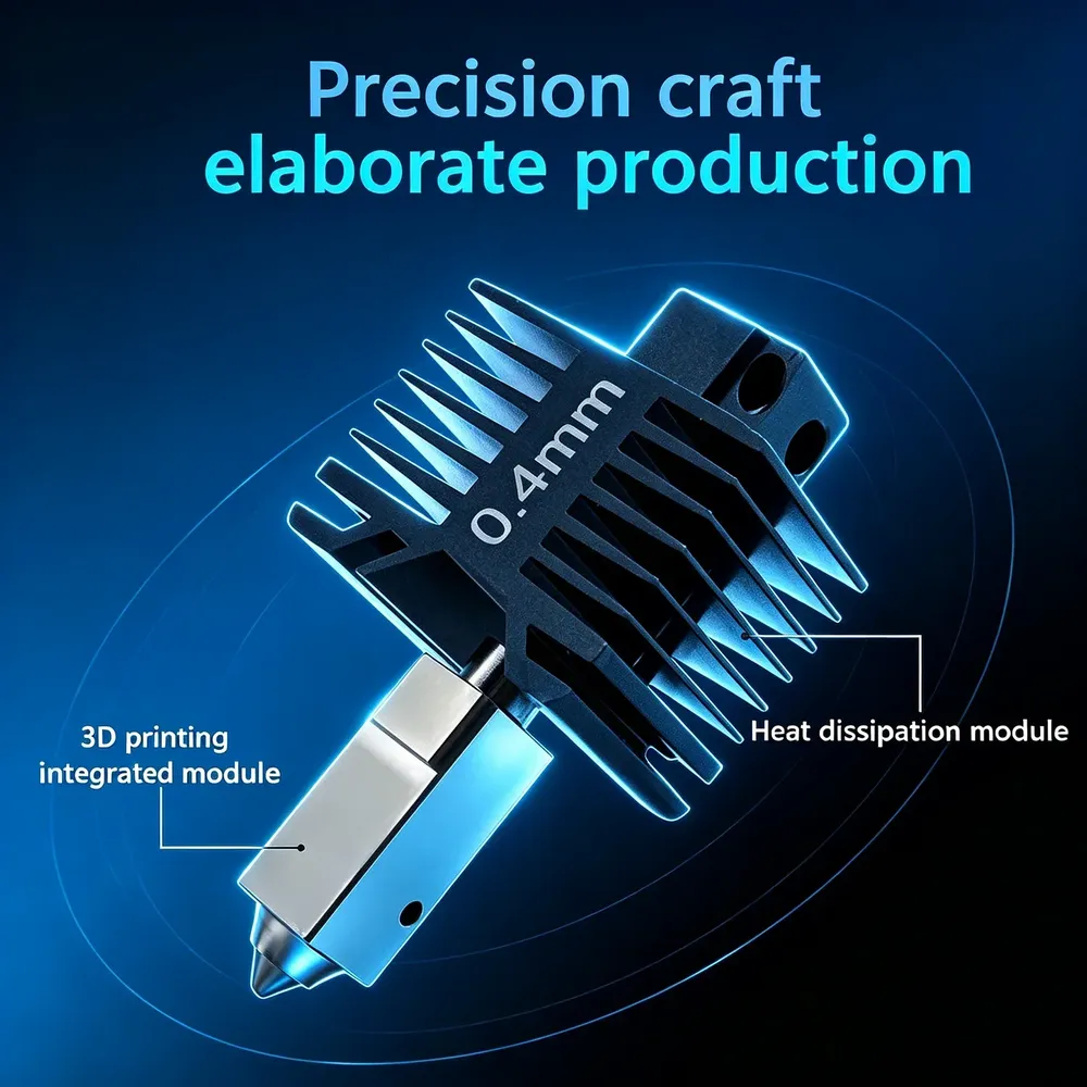 Hotend-Kit für Bambu Lab X1/P1 Serie mit Düse 0,2 bis 0,8 mm
