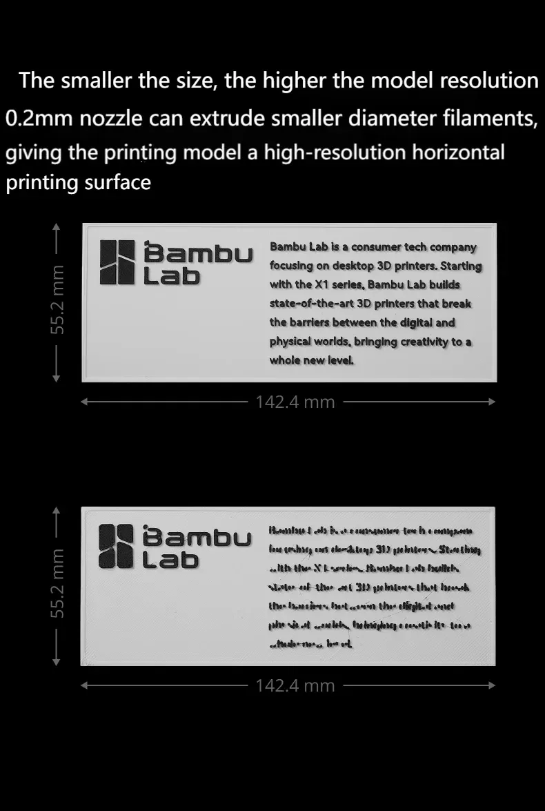 Hotend-Kit für Bambu Lab X1/P1 Serie mit Düse 0,2 bis 0,8 mm