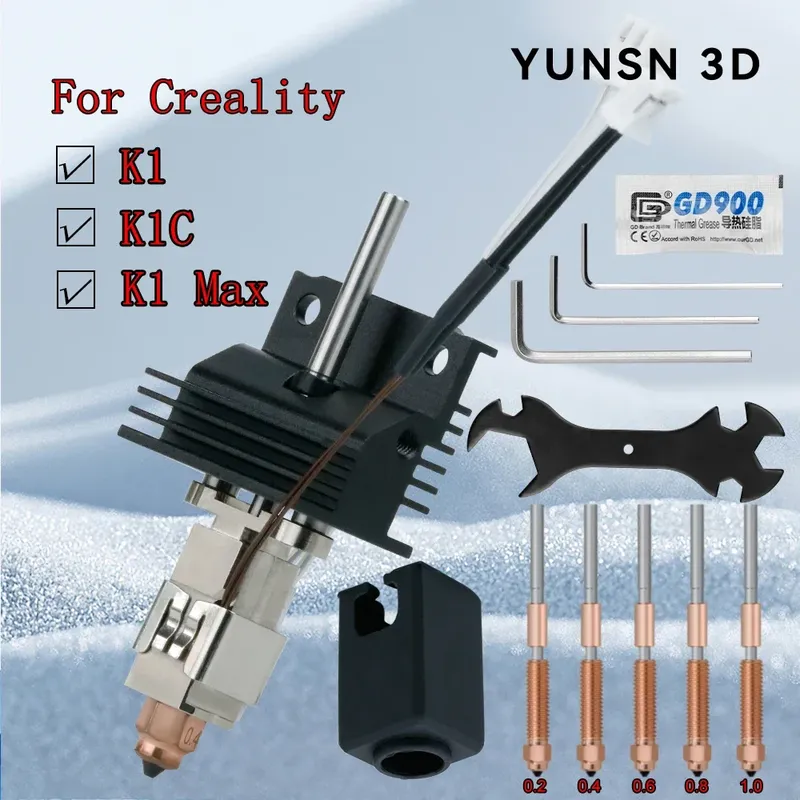 Hotend Kit für Creality K1 K1C K1 Max mit Keramik Heizblock