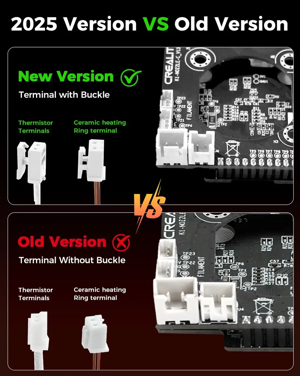 Hotend-Kit für Creality K1 Serie mit Keramik-Heizblock