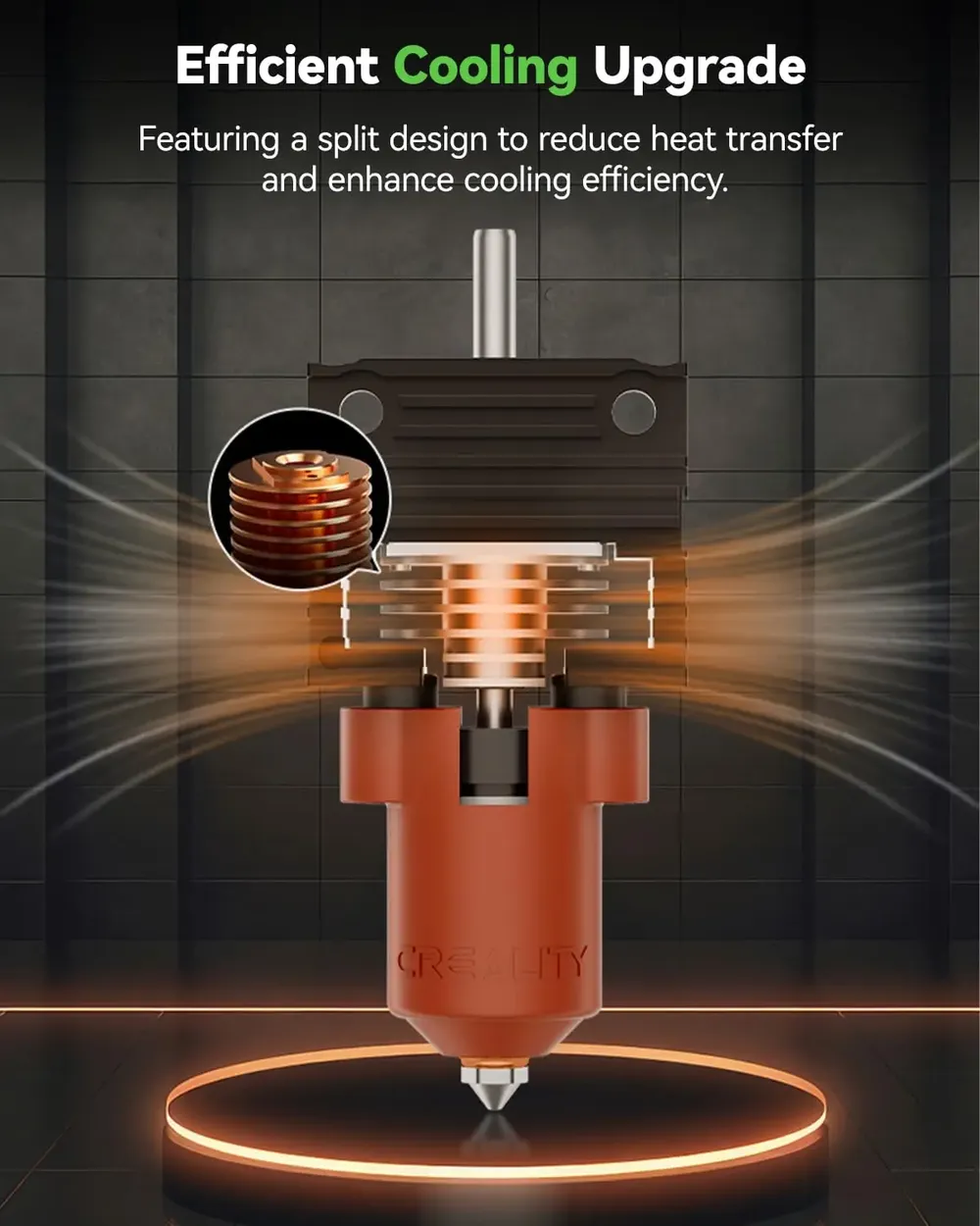 Hotend-Kit für Creality K1 Serie mit Keramik-Heizblock