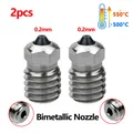 Hotend-Kit für ELEGOO Neptune 4 Pro mit Messingdüse 0,4 mm – Farbe 2pcs Bimetal 0.2