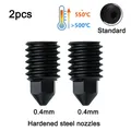 Hotend-Kit für ELEGOO Neptune 4 Pro mit Messingdüse 0,4 mm – Farbe 2pcs steel 0.4