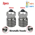 Hotend-Kit für ELEGOO Neptune 4 Pro mit Messingdüse 0,4 mm – Farbe 2pcs Bimetal 0.6