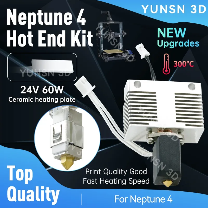 Hotend-Kit für ELEGOO Neptune 4 Pro mit Messingdüse 0,4 mm