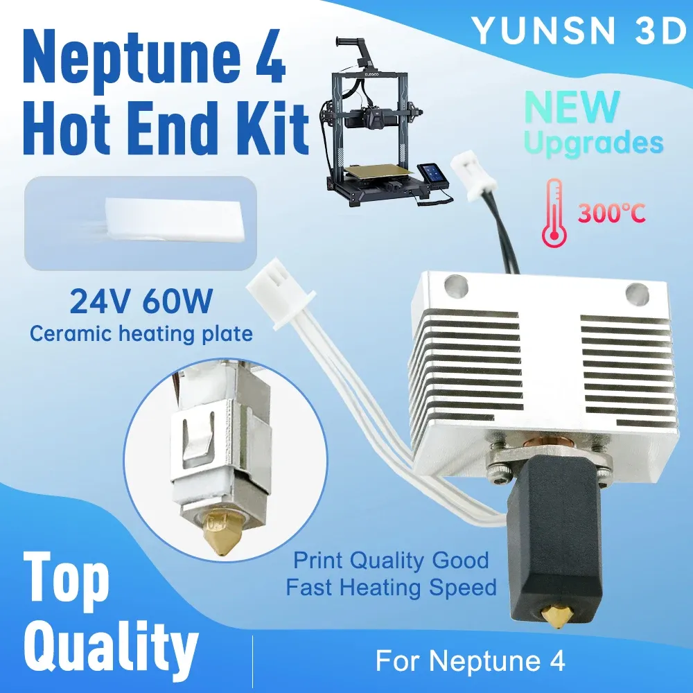 Hotend-Kit für ELEGOO Neptune 4 Pro mit Messingdüse 0,4 mm