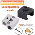 Hotend Kit für Ender 3 Neo V2 Neo Max J-Kopf Heatbreak Düsenblock – Farbe Aluminum heatblock