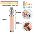 Hotend Kit für Ender 3 Neo V2 Neo Max J-Kopf Heatbreak Düsenblock – Farbe Bi metal heatbreak