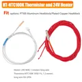 Hotend Kit für Ender 3 Neo V2 Neo Max J-Kopf Heatbreak Düsenblock – Farbe HT Heater Thermistor