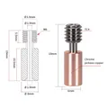 Hotend Kit für Ender 3 V3 SE Titan Throat Bimetall Heatbreak J-kopf – 5