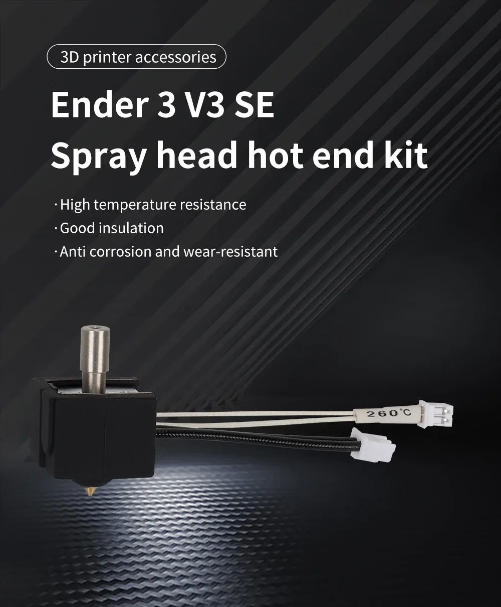 Hotend Kit für Ender 3 V3 SE Titan Throat Bimetall Heatbreak J-kopf