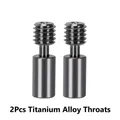 Hotend Kit für Ender 3 V3 SE Titan Throat Bimetall Heatbreak J-kopf – Farbe 2Pcs Titanium Alloy