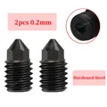 Hotend-Kit für Qidi X plus 3 Serie mit Keramik-Heizstab – Farbe 2PC 0.2 harden steel