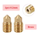 Hotend-Kit für Qidi X plus 3 Serie mit Keramik-Heizstab – Farbe 2PC 0.2mm Brass