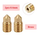 Hotend-Kit für Qidi X plus 3 Serie mit Keramik-Heizstab – Farbe 2PC 0.4mm Brass