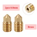 Hotend-Kit für Qidi X plus 3 Serie mit Keramik-Heizstab – Farbe 2PC 0.8mm Brass
