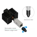 Hotend-Kit für Qidi X plus 3 Serie mit Keramik-Heizstab – 5