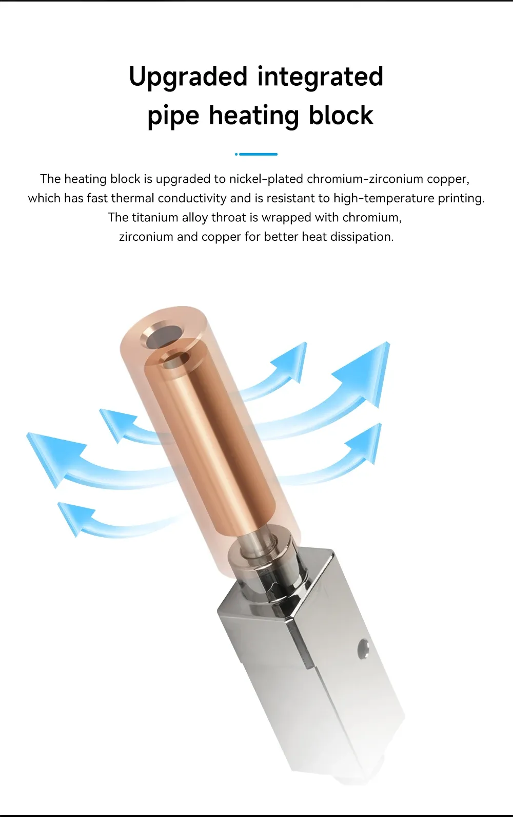 Hotend-Kit für Qidi X plus 3 Serie mit Keramik-Heizstab