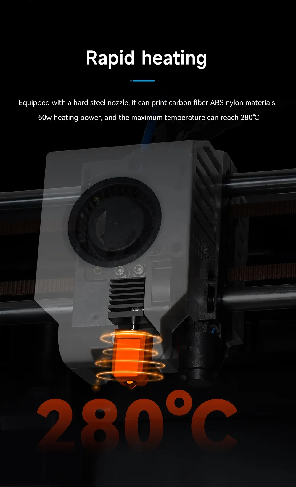 Hotend-Kit für Qidi X plus 3 Serie mit Keramik-Heizstab