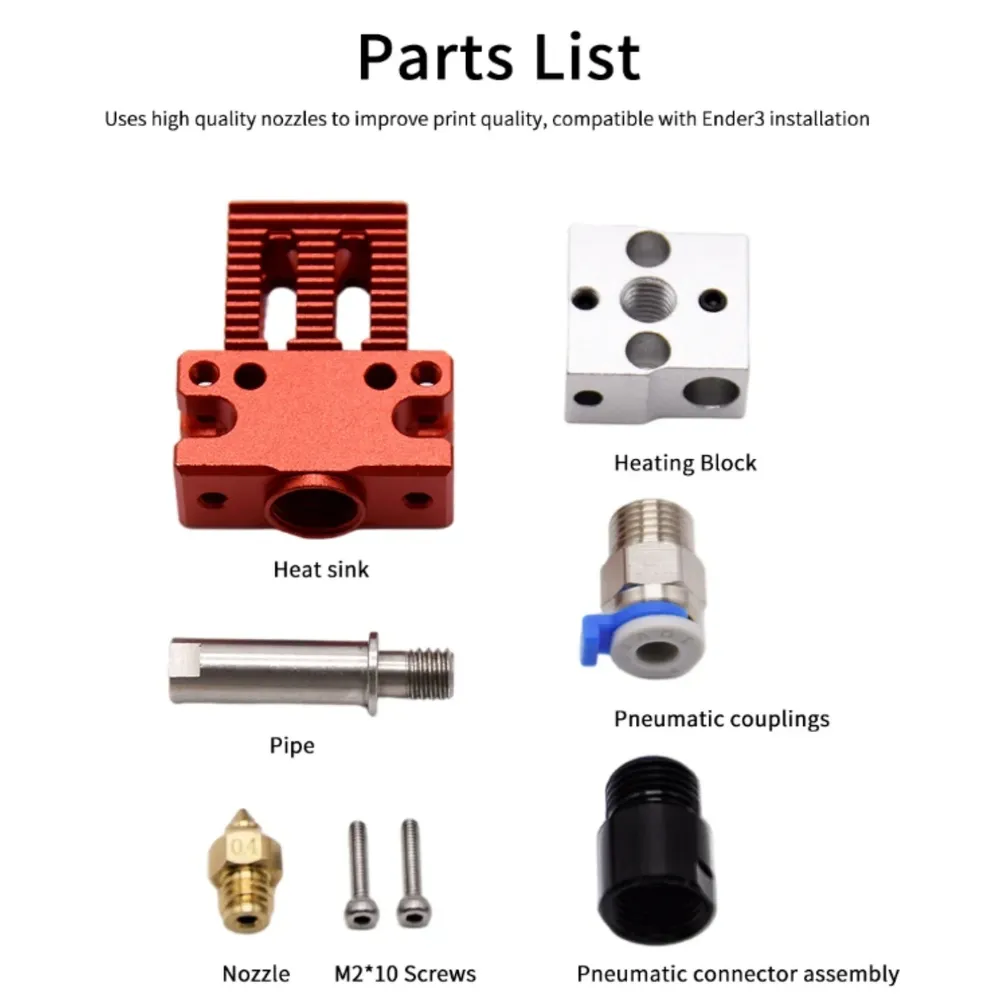 Hotend-Kit Ganzmetall-Extruder für Creality CR-6 SE
