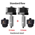 Hotend-Kit gehärtete Stahldüse 0,2 bis 0,8 mm für Bambu H2D A1 – Farbe 0.2 0.4 StandardFlow