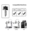 Hotend-Kit gehärtete Stahldüse 0,2 bis 0,8 mm für Bambu H2D A1 – 2