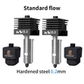 Hotend-Kit gehärtete Stahldüse 0,2 bis 0,8 mm für Bambu P2S A1 – Farbe 2x0.2 Standard Flow
