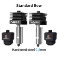 Hotend-Kit gehärtete Stahldüse 0,2 bis 0,8 mm für Bambu P2S A1 – Farbe 2x0.8 Standard Flow