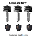 Hotend-Kit gehärtete Stahldüse 0,2 bis 0,8 mm für Bambu P2S A1 – Farbe 3x0.4 Standard Flow
