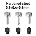 Hotend Kit gehärtete Stahldüse 0,4 mm für Bambu P2S X2D – Farbe 3PCS-246