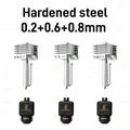 Hotend Kit gehärtete Stahldüse 0,4 mm für Bambu P2S X2D – Farbe 3PCS-268