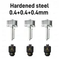 Hotend Kit gehärtete Stahldüse 0,4 mm für Bambu P2S X2D – Farbe 3PCS-444