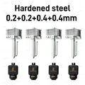 Hotend Kit gehärtete Stahldüse 0,4 mm für Bambu P2S X2D – Farbe 4PCS-2244