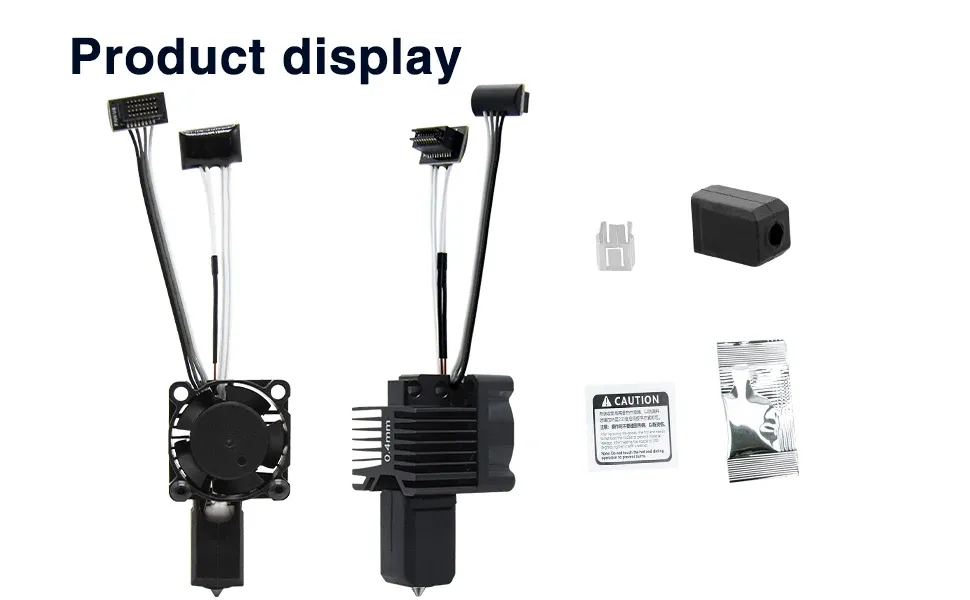 Hotend-Kit gehärteter Stahl für P1P P1S mit Lüfter und Thermistor