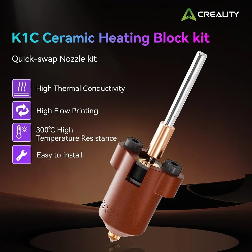 Hotend Kit K1 K1 MAX K1C Keramik Heizblock Schneller Druck