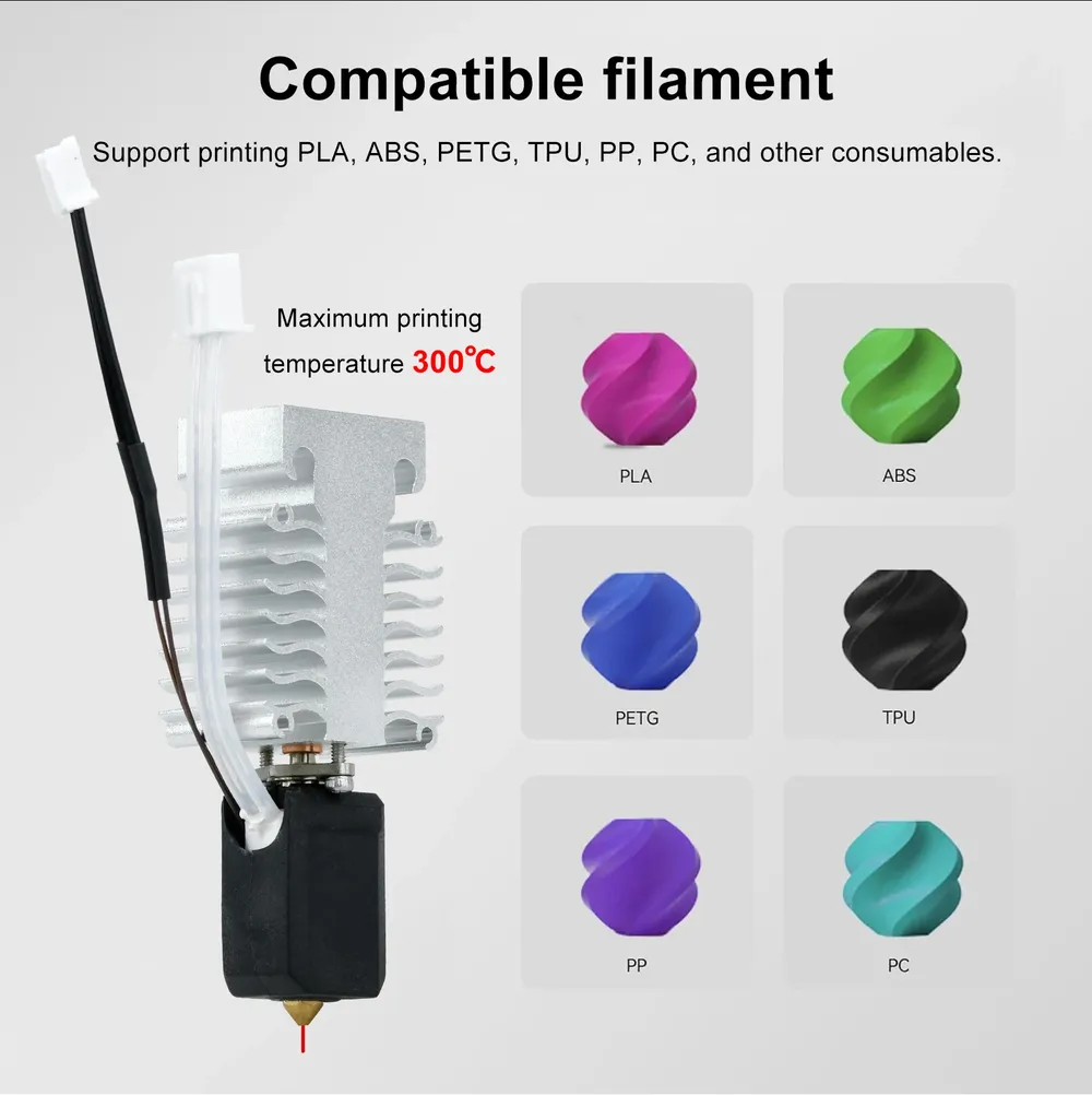 Hotend-Kit Keramik für Ender 3 V3 SE mit 60W Heizung